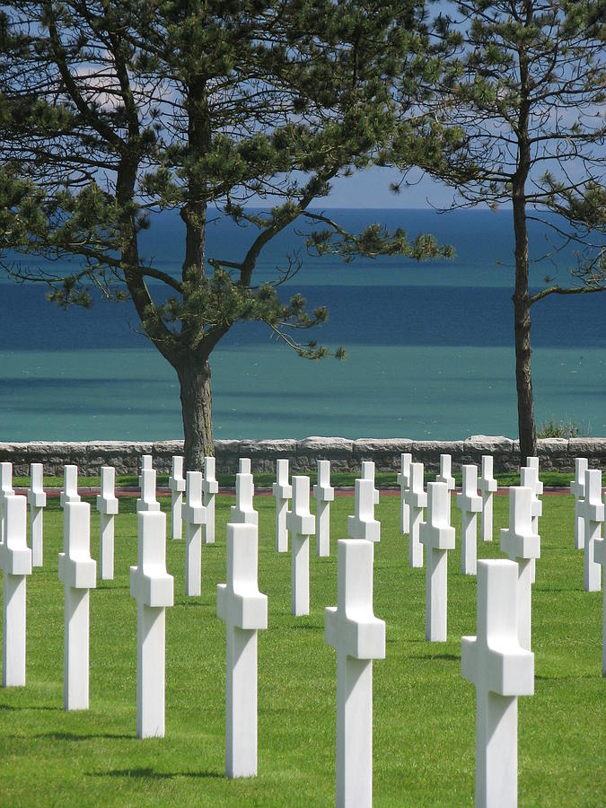 Respect - American Cemetery - Normandy 2 Photograph by Mary Ellen Mueller Legault