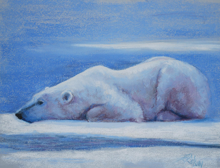 Bear Painting - Resting  by Billie Colson