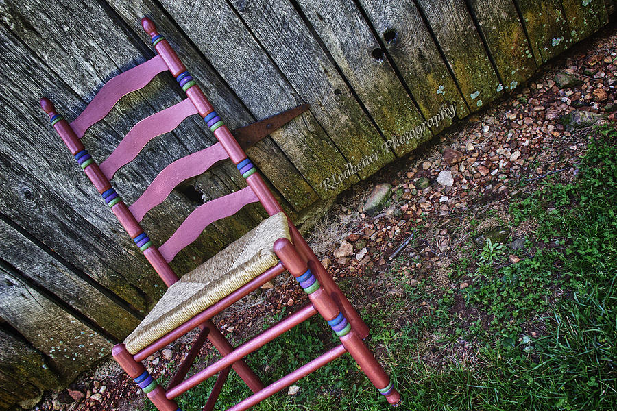 Barn Photograph - Resting Chair by Renee Ledbetter