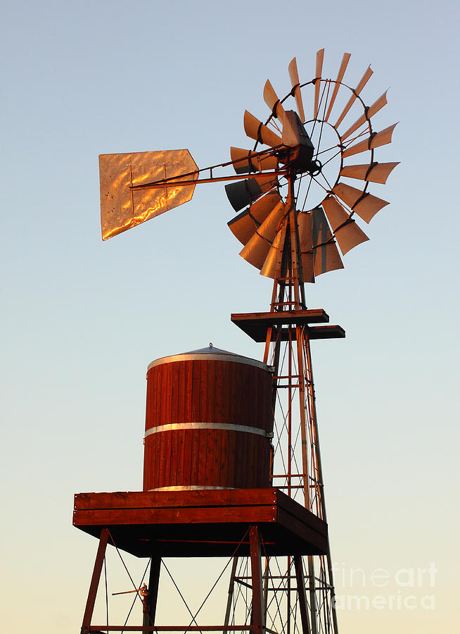 Windmill Photograph - Restored Aermotor by Robert Frederick