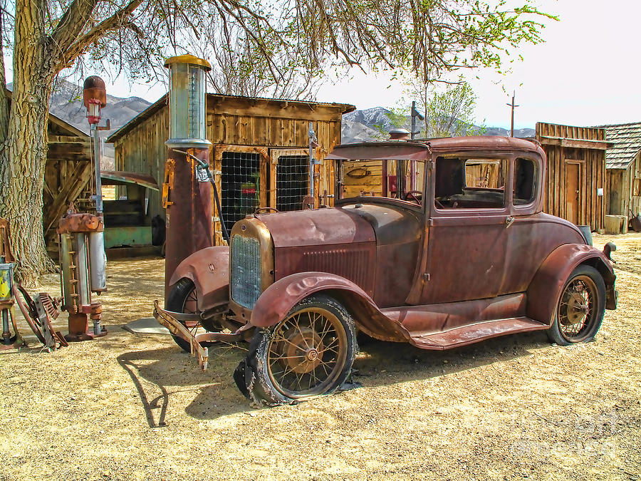 Car Photograph - Retired Model T by Jason Abando