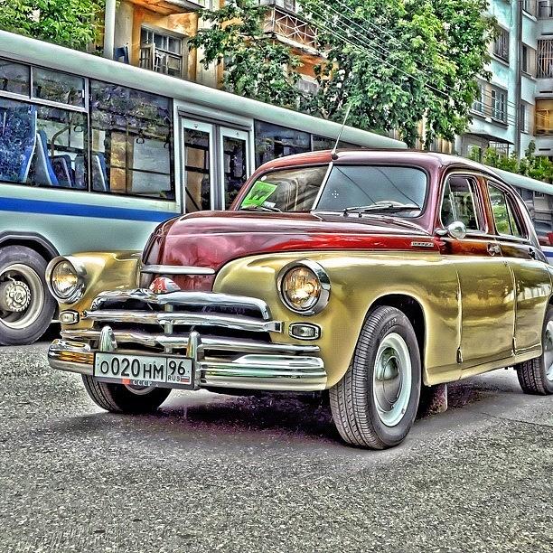 Car Photograph - Retro Car #cars #car #ride #drive #foto by Igor Che 💎