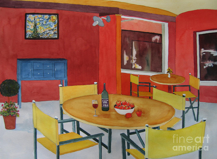 Retro Rouge Painting by Vicki Brevell