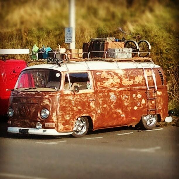 Car Photograph - #retro #vwcamper In #scarborough by Phil Marshall