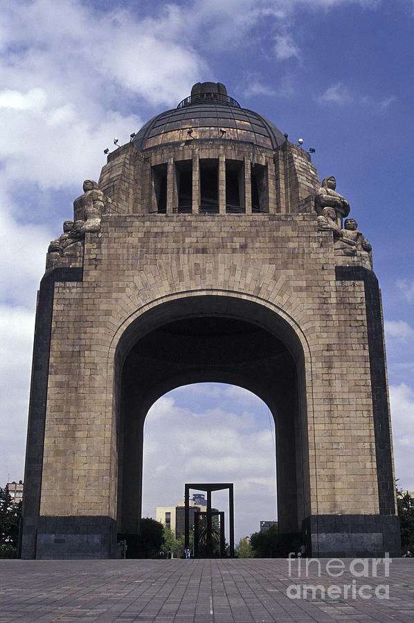 Mexico Photograph - REVOLUTION MONUMENT Mexcio City by John  Mitchell