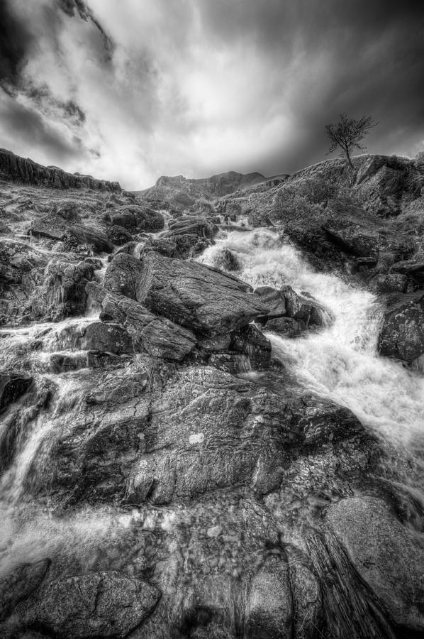 Rhaeadr Idwal Waterfall Photograph by Andy Astbury