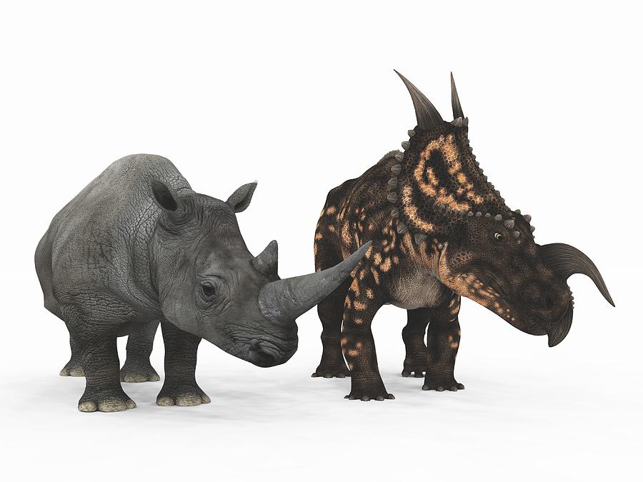 rhino related to dinosaurs