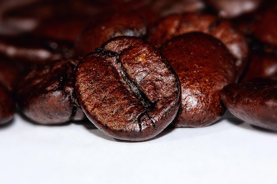 Rich Dark Coffee Beans Photograph by Tracie Schiebel