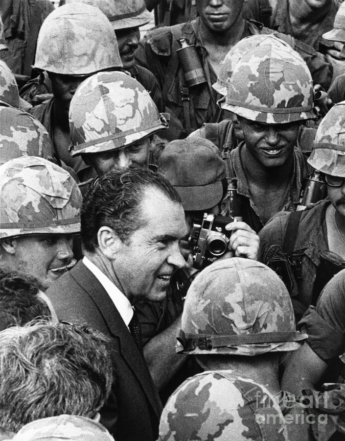 Richard Nixon Photograph - Richard Nixon, 37th American President by Photo Researchers