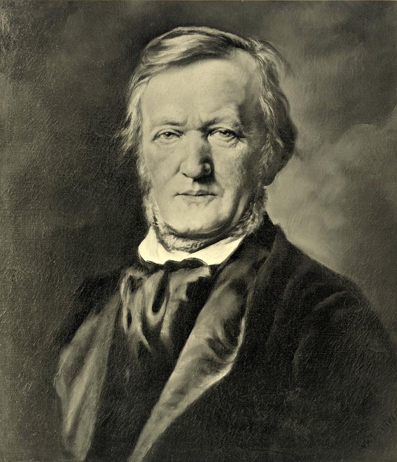 Richard Wagner 1913-1883 German Photograph by Everett