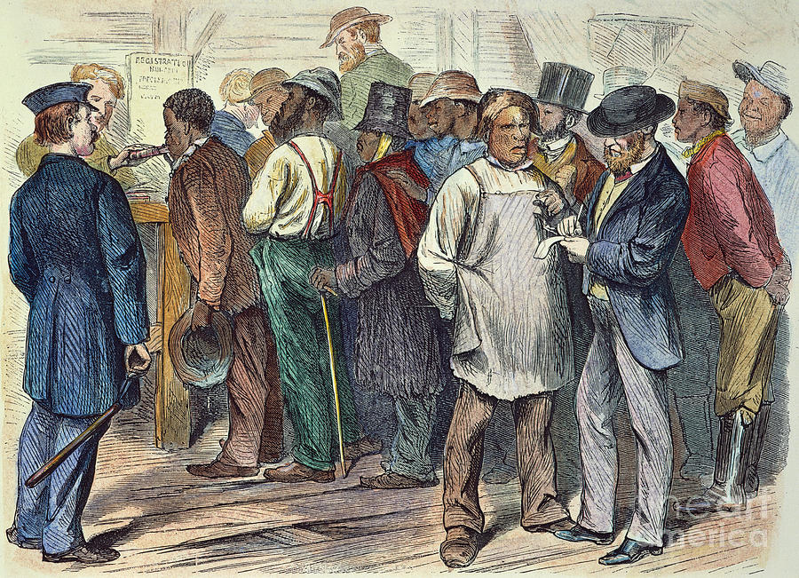 Richmond: Voters, 1870 Photograph by Granger