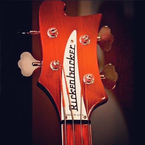 Bass Photograph - #rickenbacker #4strings #guitar #bass by Toonster The Bold