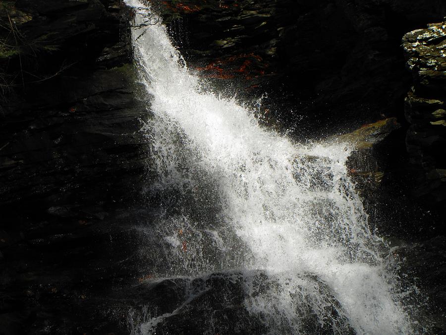 Waterfall Photograph - Ricketts Glen Waterfall 4005 by David Dehner