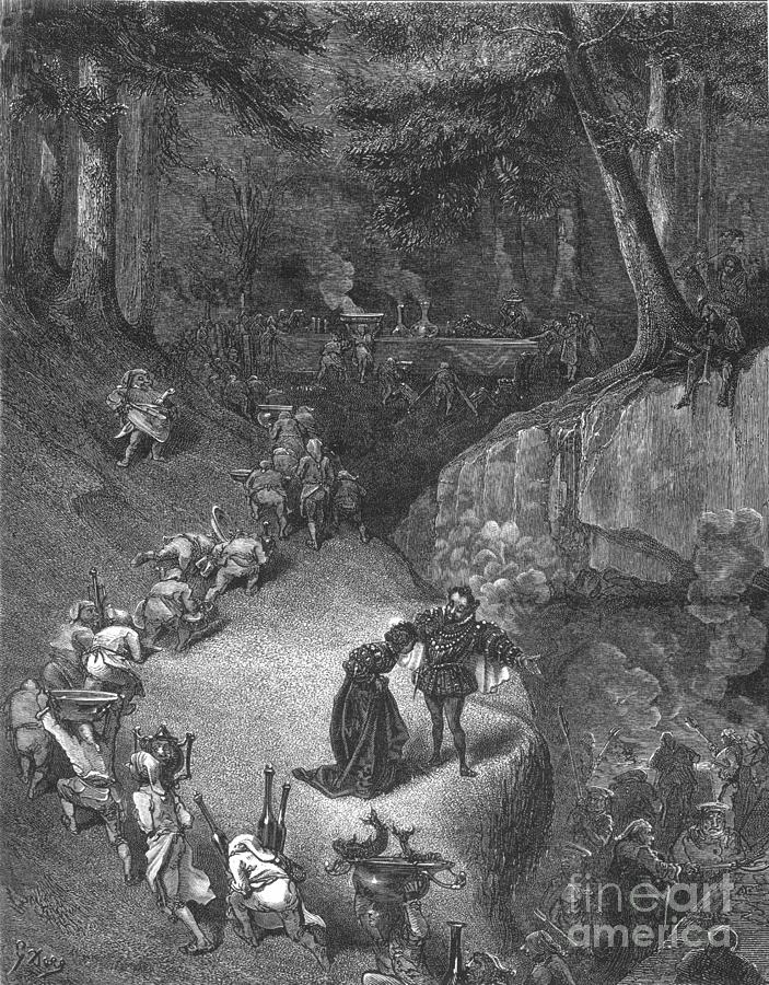 Ricky Of The Tuft Drawing by Gustave Dore | Fine Art America