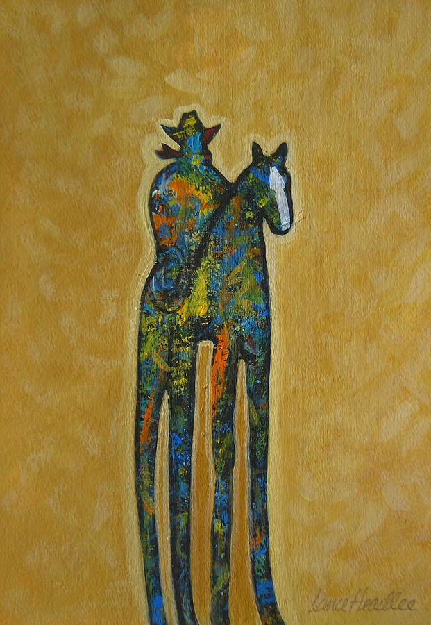 Contemporary Painting - Rider One by Lance Headlee