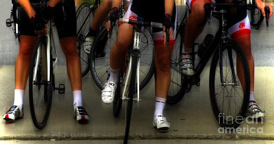 Bike Photograph - Riders Strong by Steven Digman Bike Photograph - Riders Strong by Steven Digman