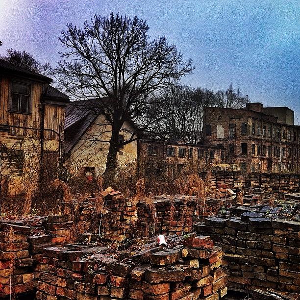 Brick Photograph - #riga #ruins #abandoned #factory #decay by Silvestrs Usins