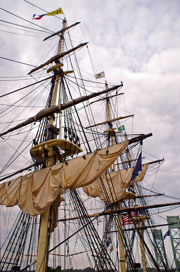 Rigging and Sails Photograph by Kenric A Prescott | Fine Art America