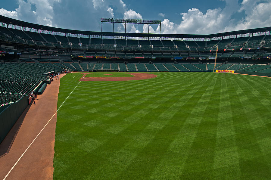 Right Field of Oriole Park at Camden Yard Photograph by Paul Mangold