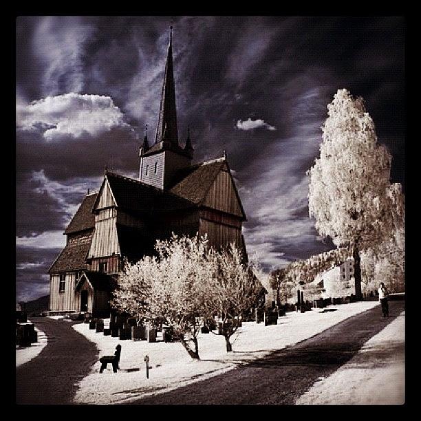Mountain Photograph - Ringebu, Norway. Stave Church. Taken by Magda Nowacka