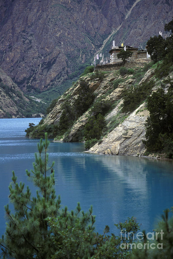 Ringo Lake - Dolpo Nepal Photograph by Craig Lovell