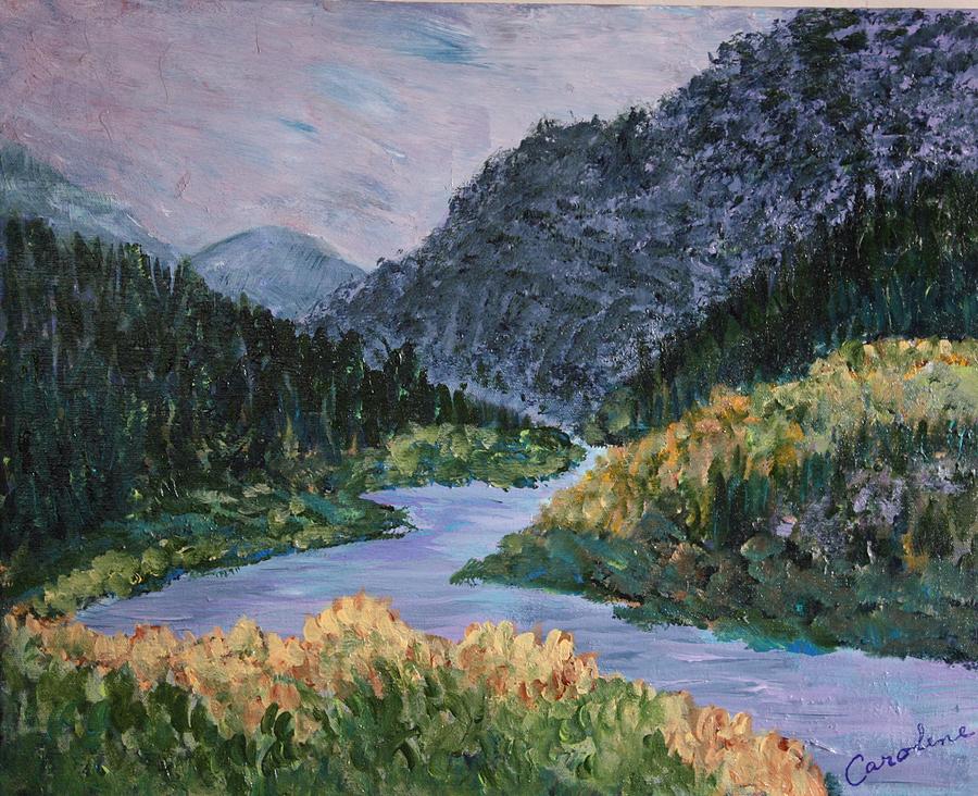 Rio Grande Painting - Rio Grande by Carolene Of Taos