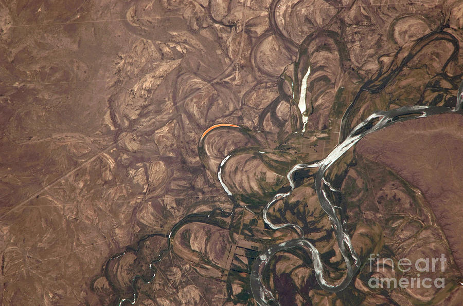 Rio Negro Floodplain, Patagonia Photograph by NASA/Science Source