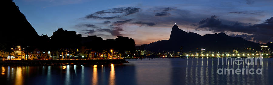 Rio skyline from Urca Photograph by Carlos Alkmin
