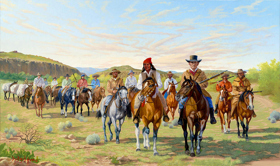 Rip Fords Dps 1850 Painting by Howard Dubois