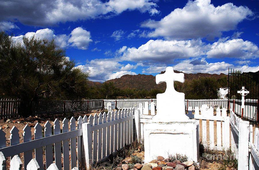 R.I.P. in Old Tuscon AZ Photograph by Susanne Van Hulst