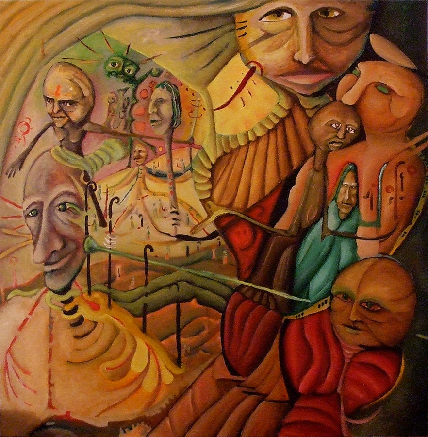 Ripples Painting - Ripples of Time by Jeff Roland Ripples Painting - Ripples of Time by Jeff Roland