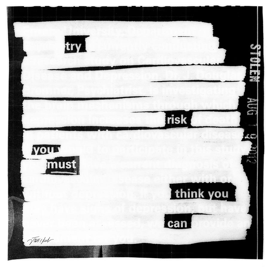 Risk Mixed Media by Jodi Hersh