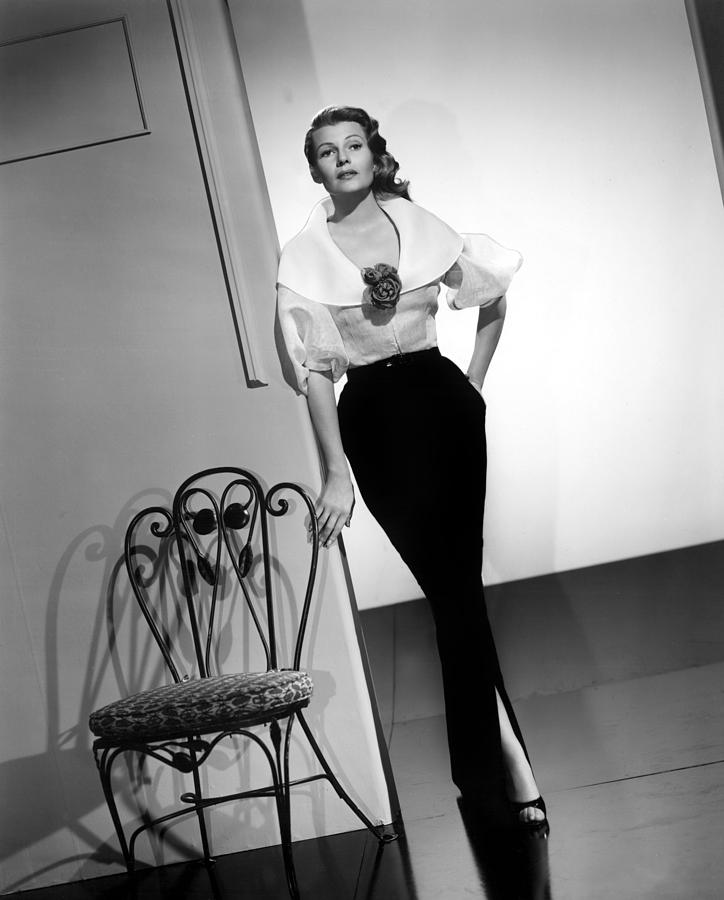 Rita Hayworth, Columbia Pictures, 1956 Photograph by Everett | Fine Art ...