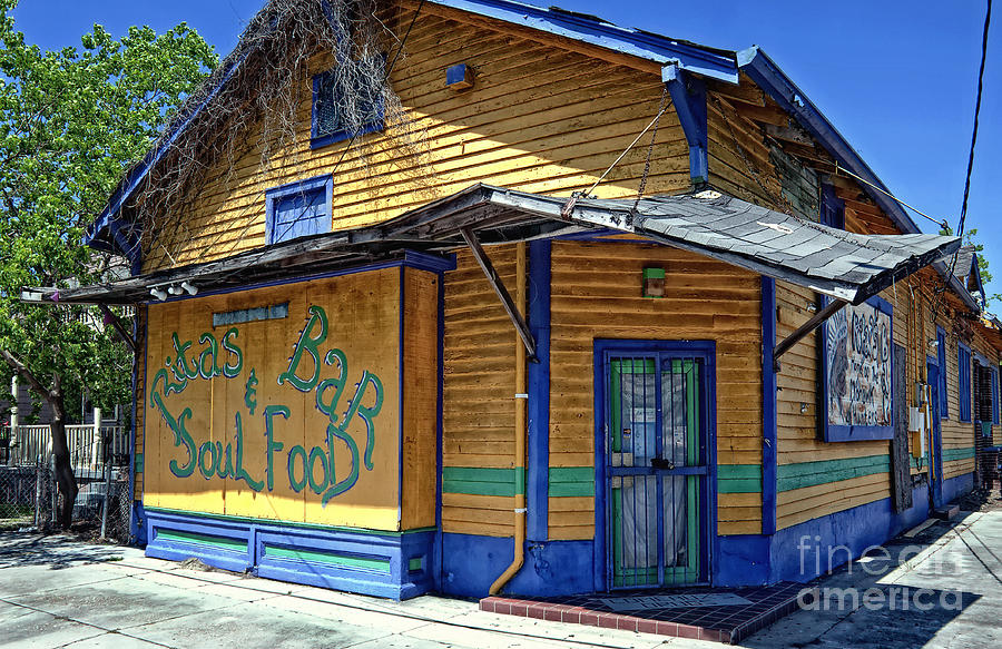 Ritas Bar and Soul Food in Algiers LA Photograph by Kathleen K Parker