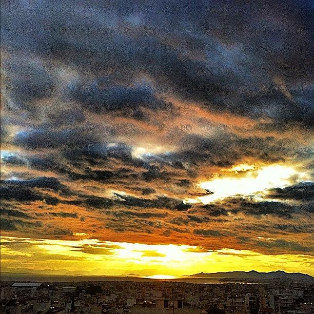 Sunset Photograph - @ritsas Place by Seras S