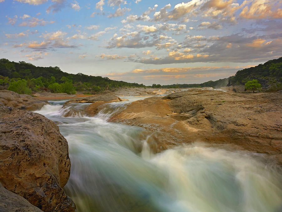 River In Pedernales Falls State Park Photograph by Tim Fitzharris