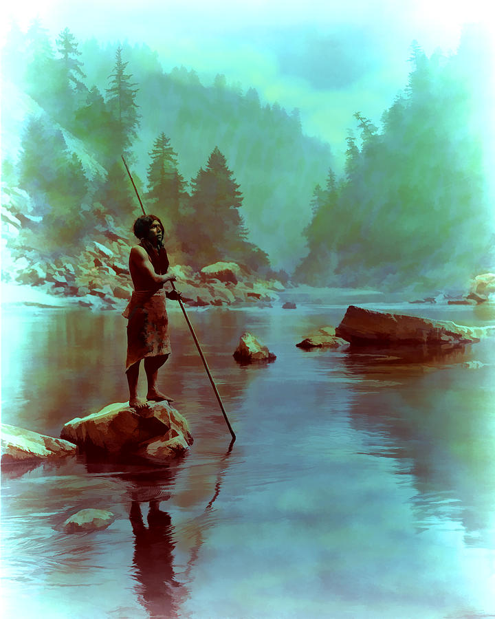 River of Tranquility Digital Art by Rick Wicker