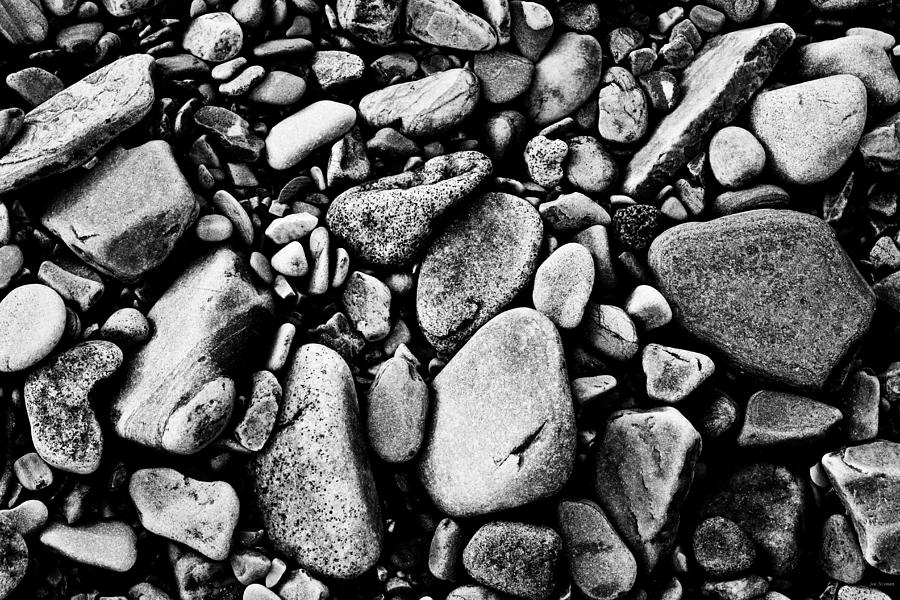Pebbles Photograph - River Rocks by Joseph Noonan