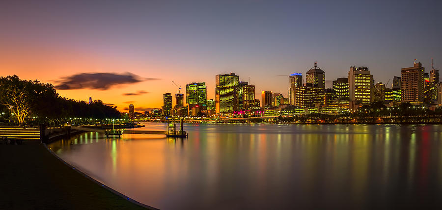 River Sunset Photograph by Mark Lucey