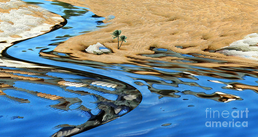 River through the Desert Photograph by Kaye Menner