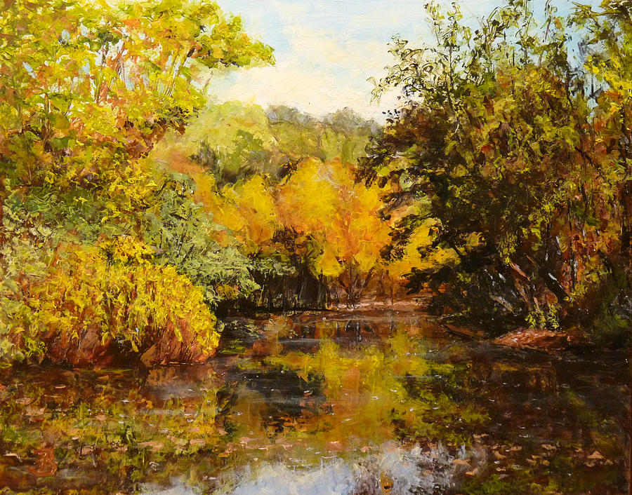 Rivers Bend Painting by Joe Bergholm