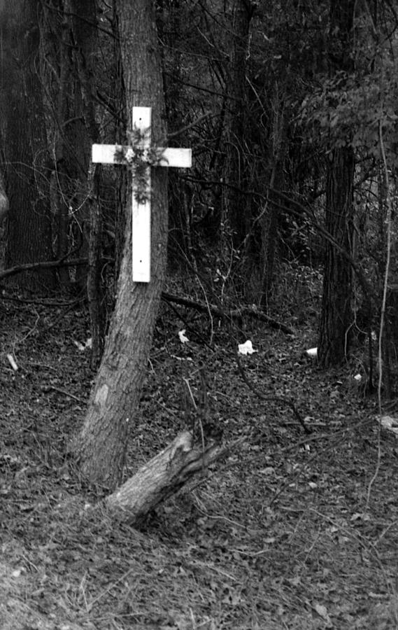 Road Death Cross- La Hwy 15- Louisiana Photograph by Doug Duffey