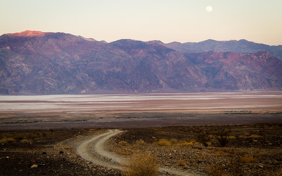 Road through Death Valley Photograph by Jean Noren