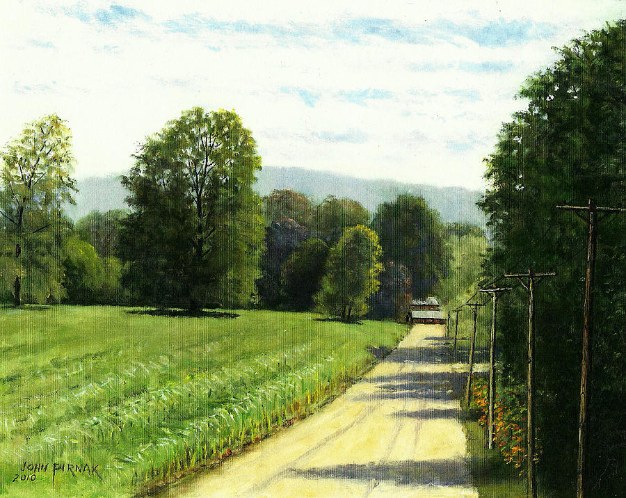 Road to Bow-wow Farm Painting by John Pirnak