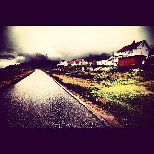 Nature Photograph - #road #village #nature #sky #beautiful by Anna P