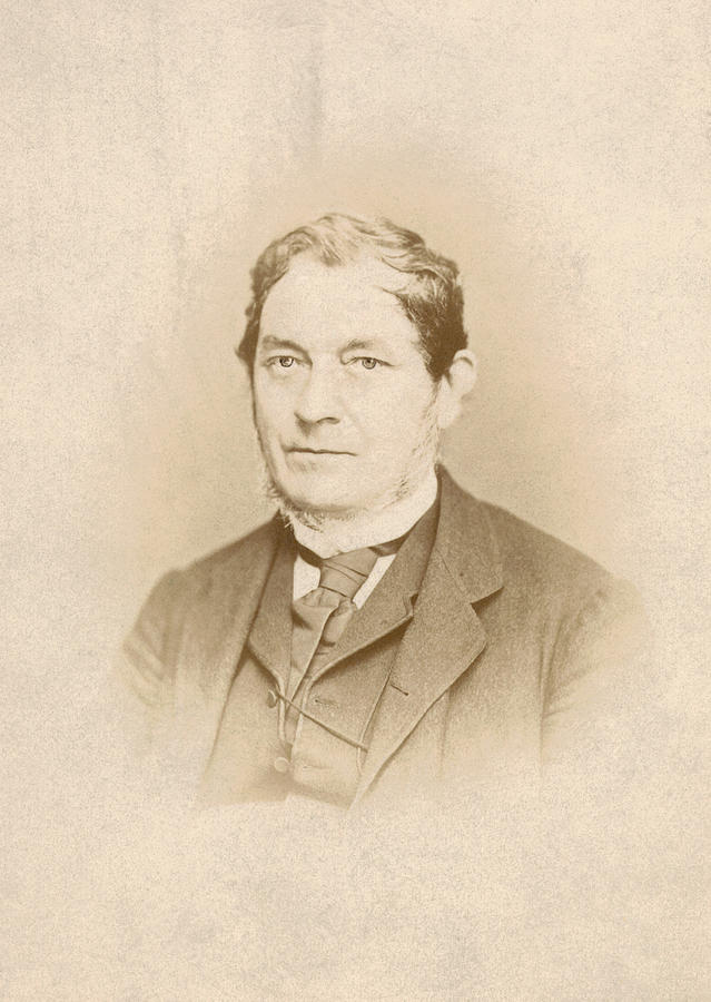 Portrait Photograph - Robert Bunsen, German Chemist by Humanities And Social Sciences Librarynew York Public Library