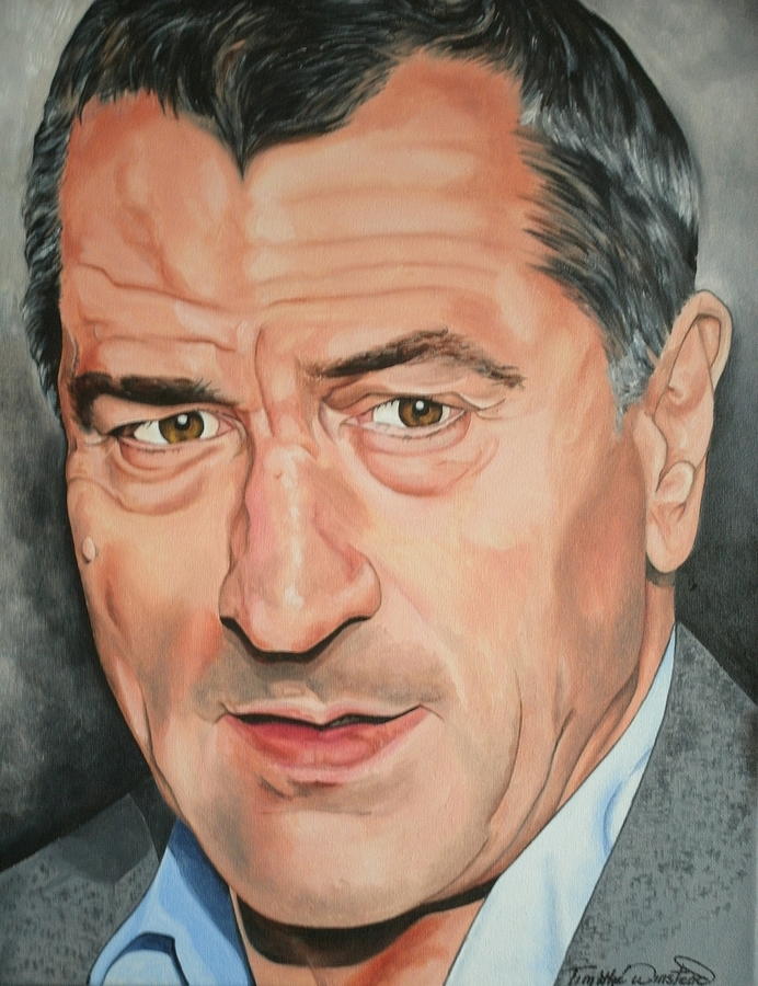 Robert DeNiro Painting by Timothe Winstead - Fine Art America