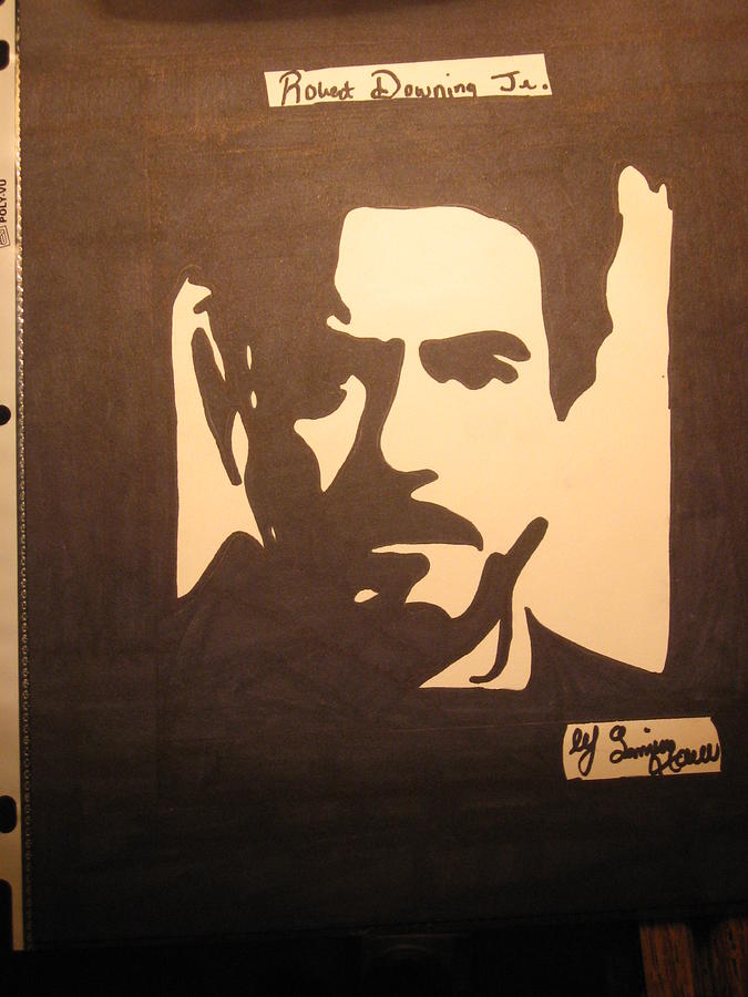 Robert Downing Jr. Drawing by Damian Howell - Fine Art America