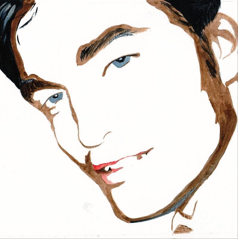 Robert Pattinson 33 Painting by Audrey Pollitt