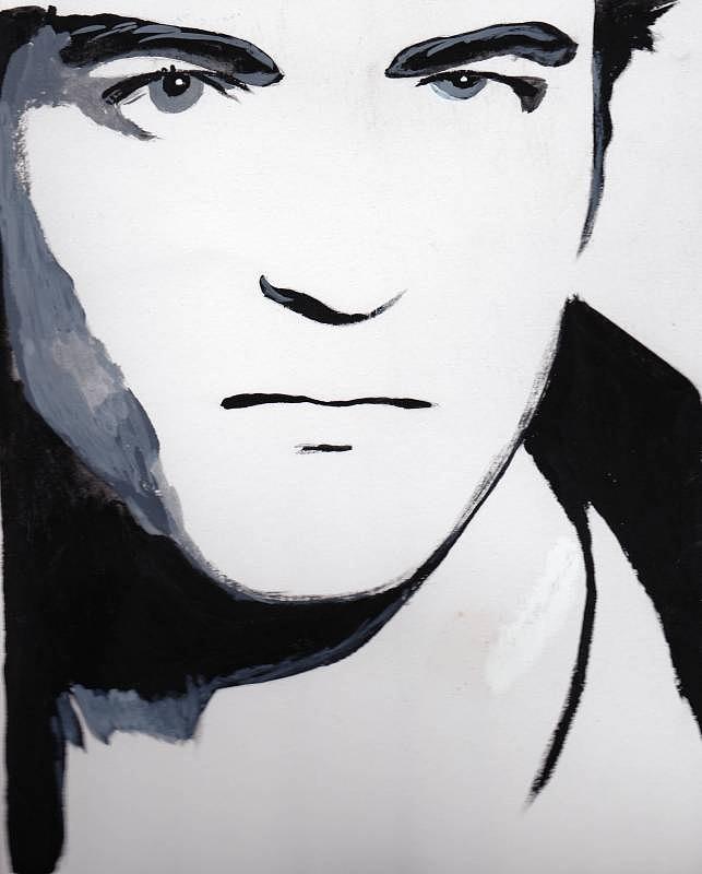 Robert Pattinson 5 Painting by Audrey Pollitt
